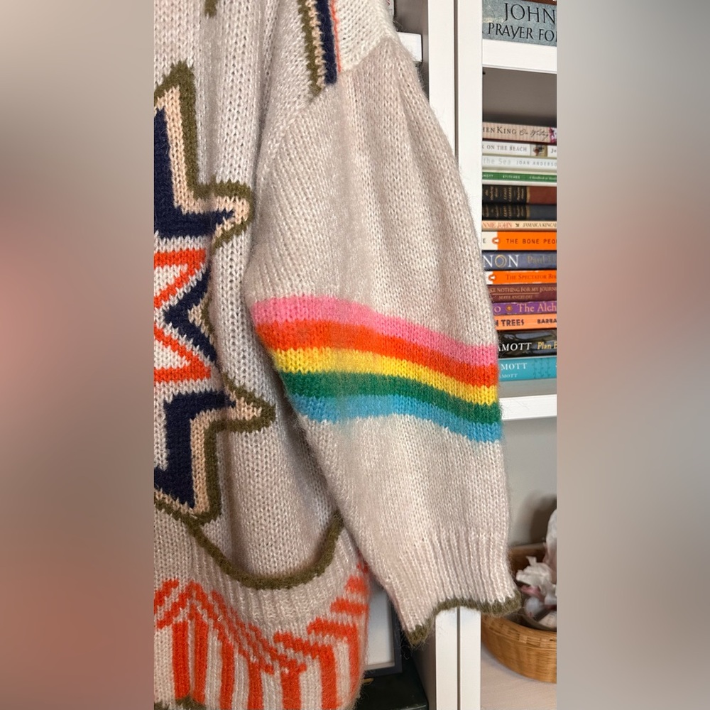 Commense Multicolor Patterned Cardigan - Picture 6 of 7